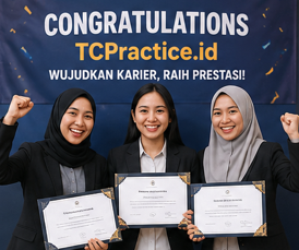 Peserta Training Center Praktisi Sukses Raih Sertifikasi Profesional